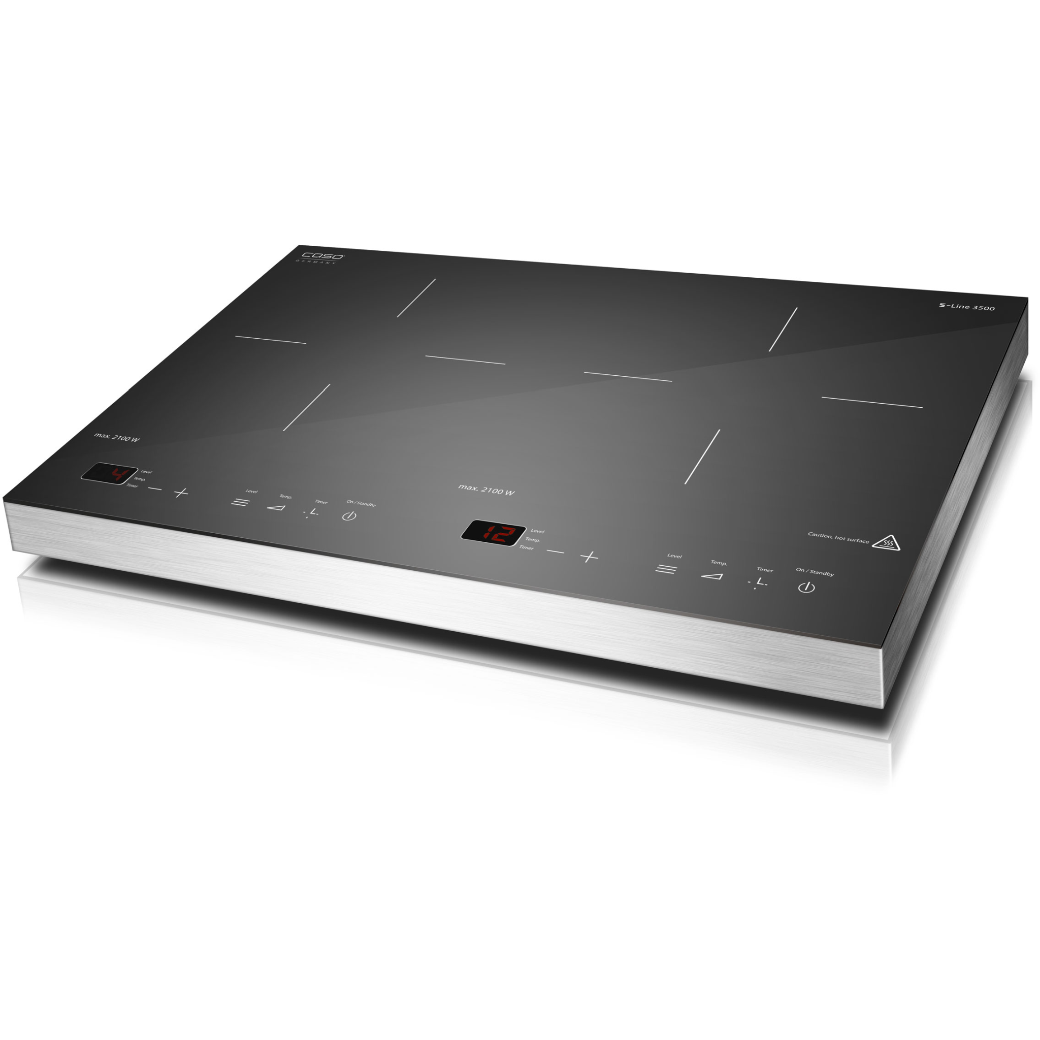 4038437022278 Caso CS2227 - Fritstående induktionskogeplade Hvidevarer,Kogeplader,Fritstående kogeplader 18100000290 CS2227