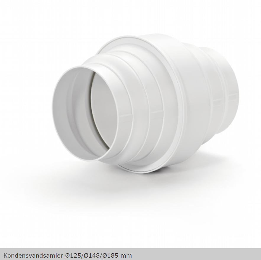 Silverline 4043018 - Kondensvandssamler Ø125/148/185 mm.