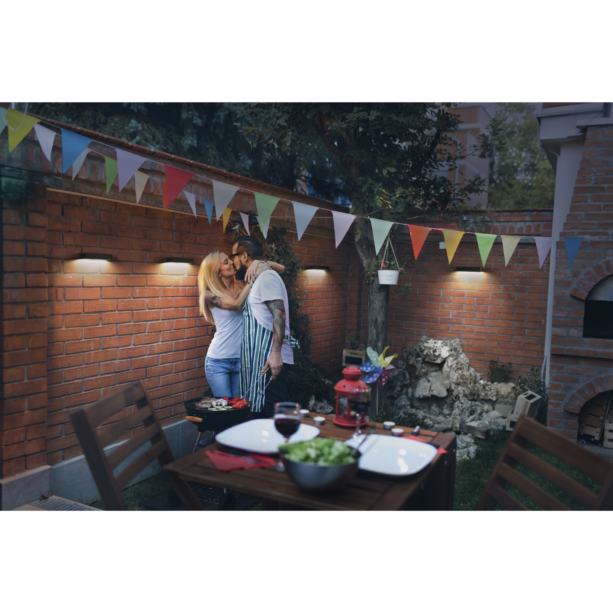 4099854219931 LEDVANCE Endura Bricklume B23 - Væglampe solcelle Lamper,Udendørs- lamper,Solcelle lamper 77600000060 Endura Style solar