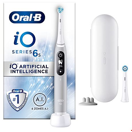 4210201427360 Oral-B iO6S Grey Opal - El-tandbørste Personlig pleje,Tandpleje,El-tandbørster 2190005732 iO6S Grey