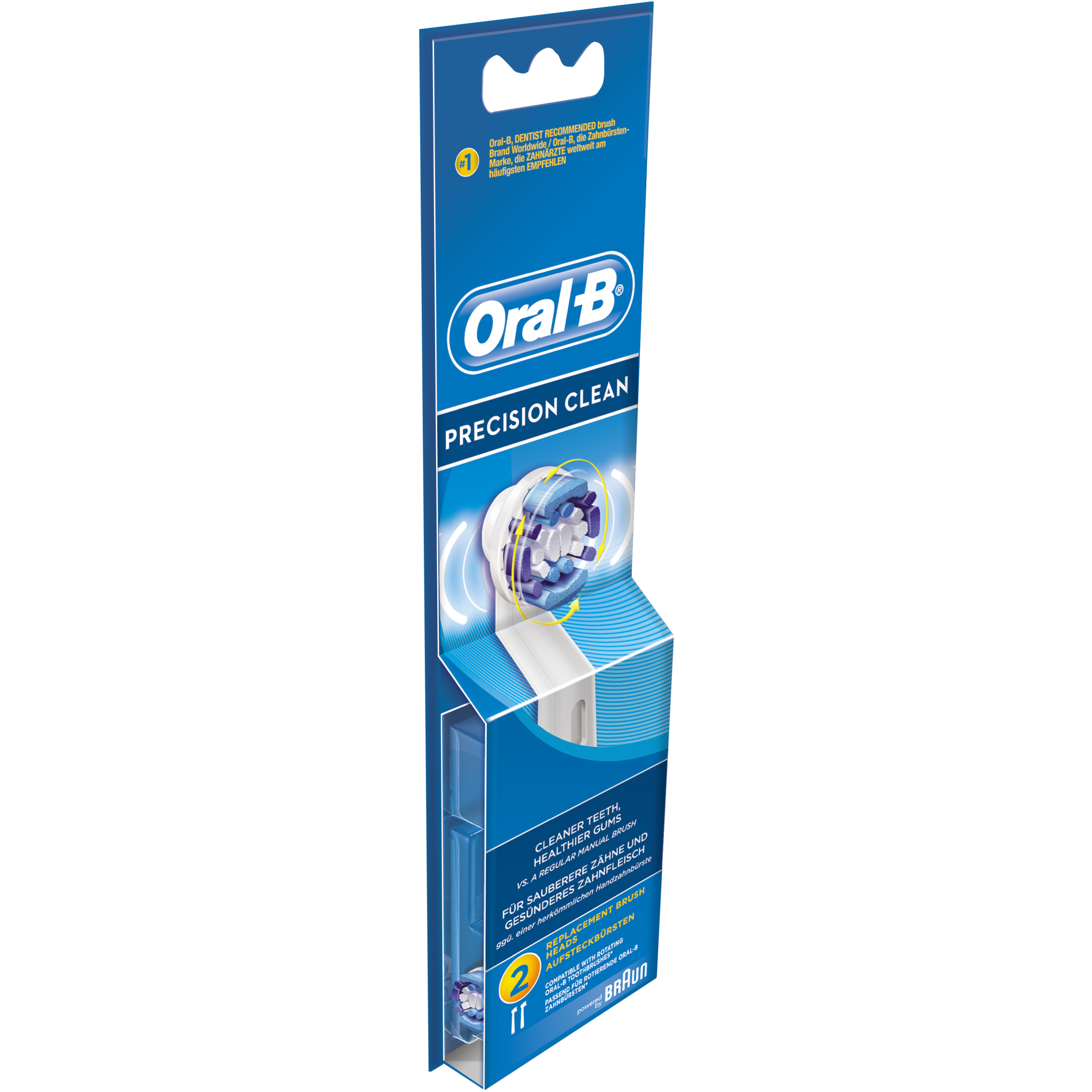 4210201848158 Oral-B Refil Precision Clean 2-pak - Løse børster Personlig pleje,Tandpleje,Tilbehør til tandpleje 2190012666 Precision Clean 2-pack