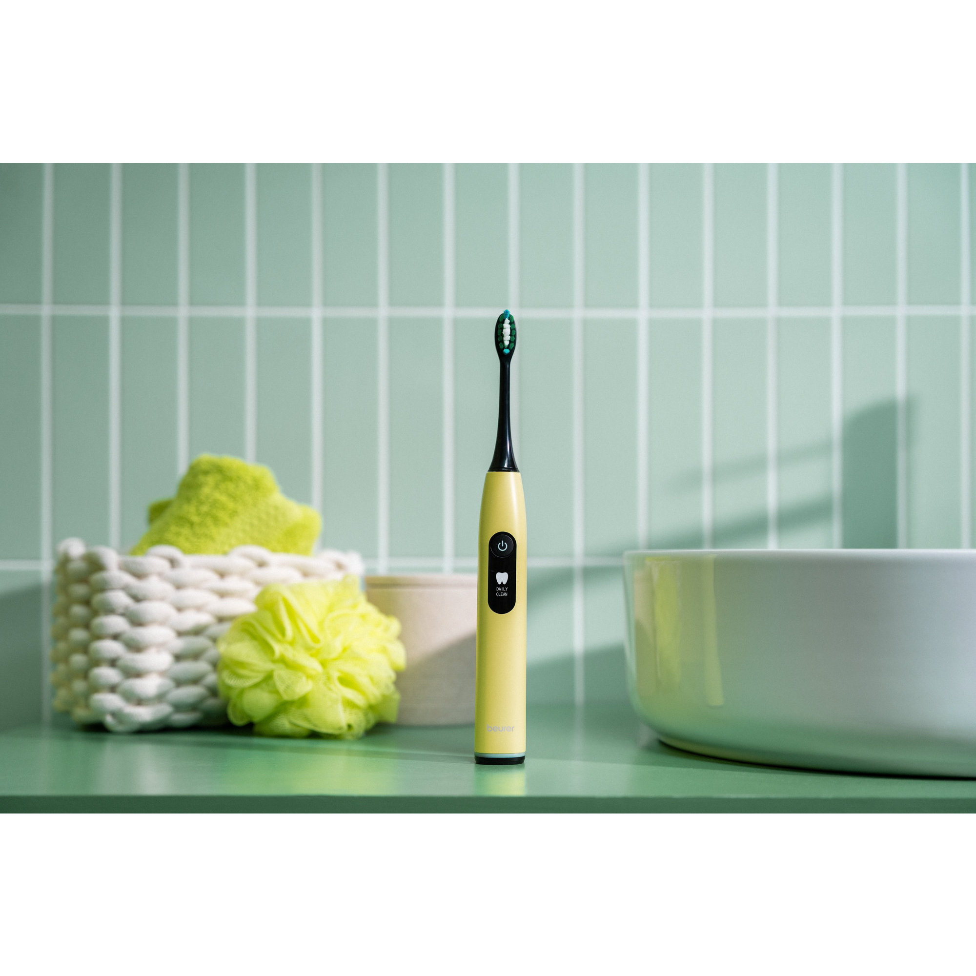 4211125105174 Beurer SC 50 Green Planet eltandbørste splashy lemon Personlig pleje,Tandpleje,El-tandbørster 2190015875 SC050SL