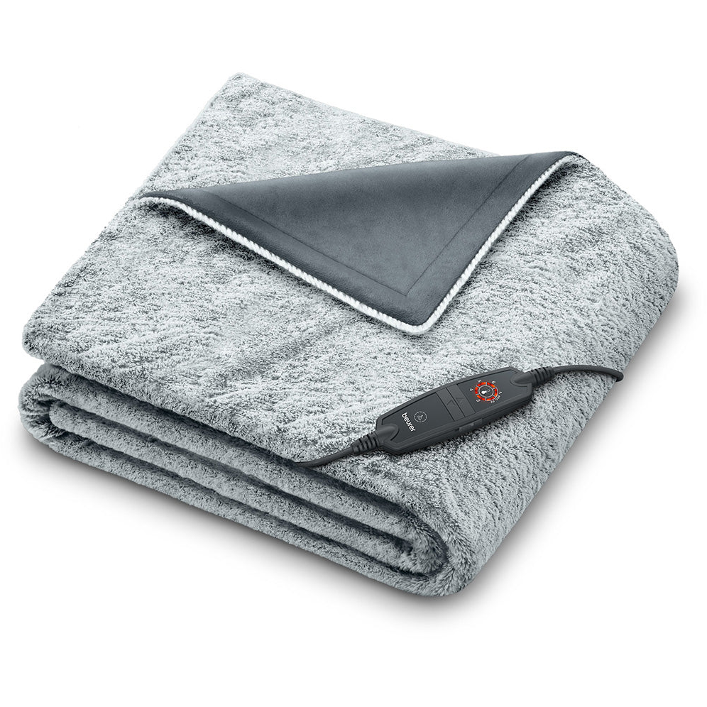 4211125400002 Beurer HD 75 Green Planet grå - Varmetæppe Personlig pleje,Velvære og massage,Varmepude/varmetæppe 2190013441 HD075GP