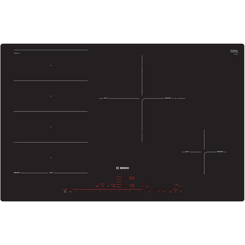 Bosch PXE801DC1E - Induktionskogeplade