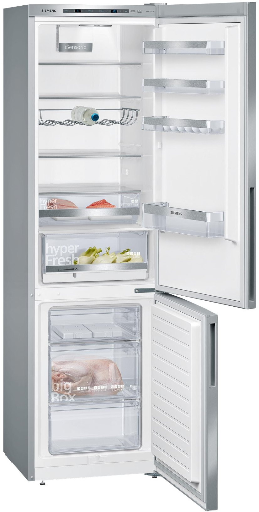 4242003869185 Siemens KG39EAICA - Fritstående kølefryseskab Hvidevarer,Kølefryseskabe,Fritstående kølefryseskabe 11400009280 KG39EAICA