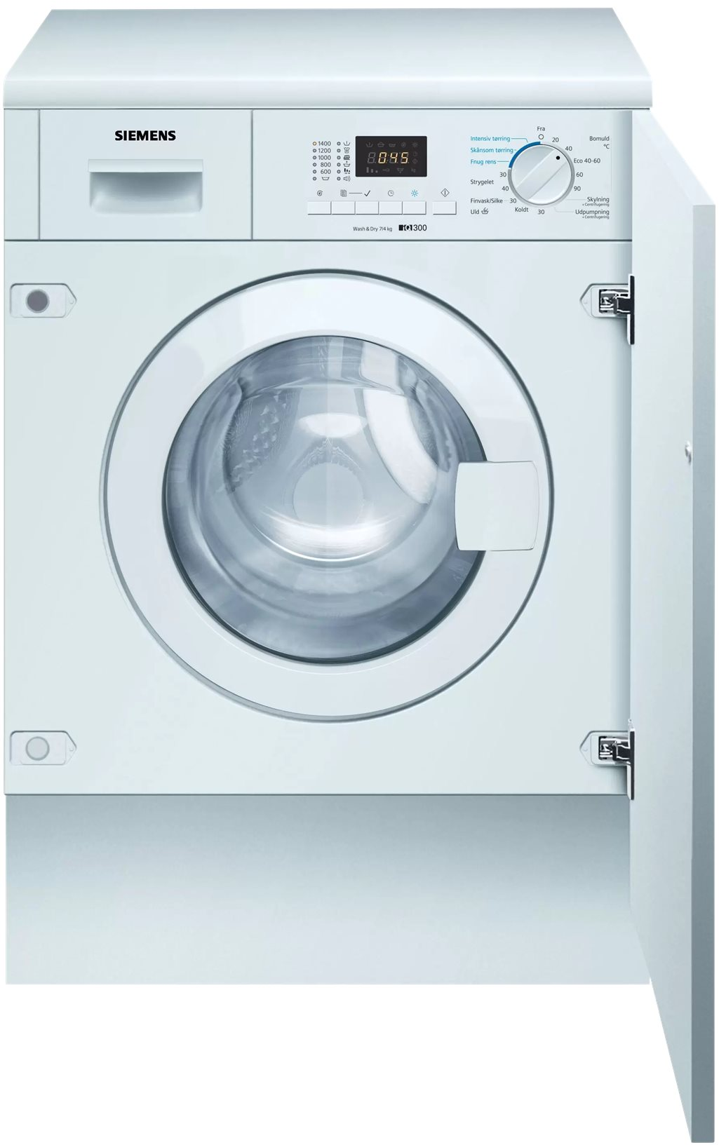 4242003876824 Siemens WK14D322DN - Vaske/tørremaskine til integrering Hvidevarer,Vaskemaskine,Vaske/tørremaskiner 11400005810 WK14D322DN