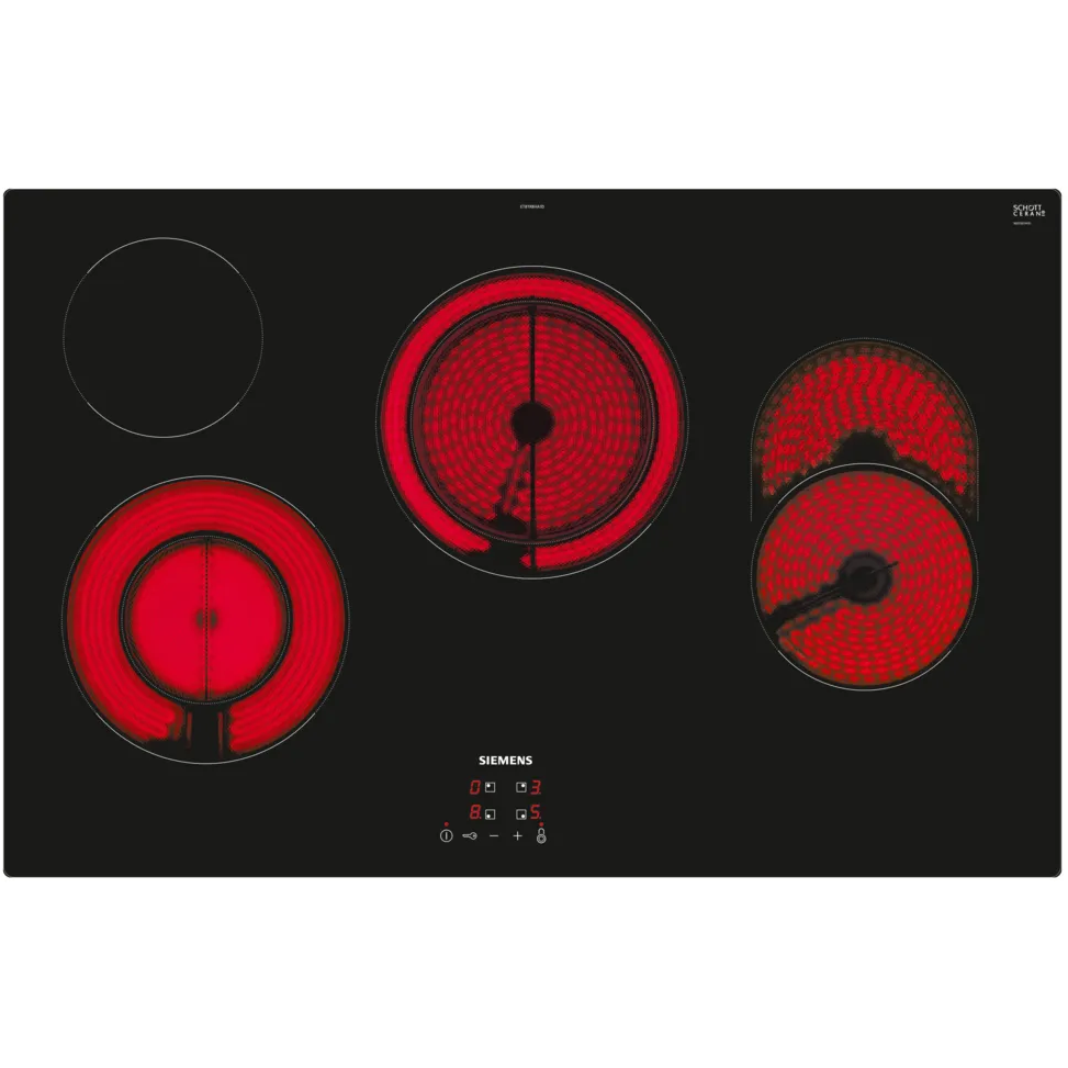 4242003899496 Siemens ET81RBHA1D - Glaskeramisk kogeplade Hvidevarer,Kogeplader,Glaskeramiske kogeplader 11400009460 ET81RBHA1D