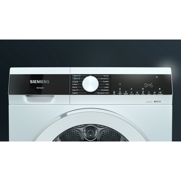 4242003907351 Siemens WQ33G2CCDN - Kondenstørretumbler med varmepumpe Hvidevarer,Tørretumbler,Kondenstørretumblere 11400009840 WQ33G2CCDN