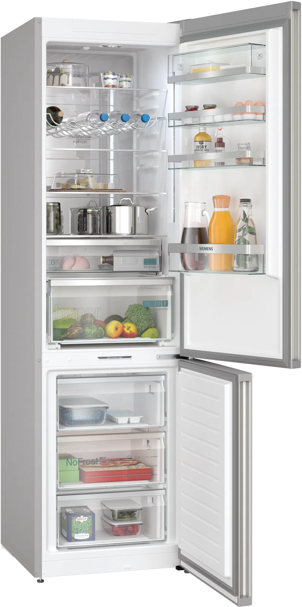 4242003919057 Siemens KG39N4ICF - Fritstående kølefryseskab Hvidevarer,Kølefryseskabe,Fritstående kølefryseskabe 11400009300 KG39N4ICF