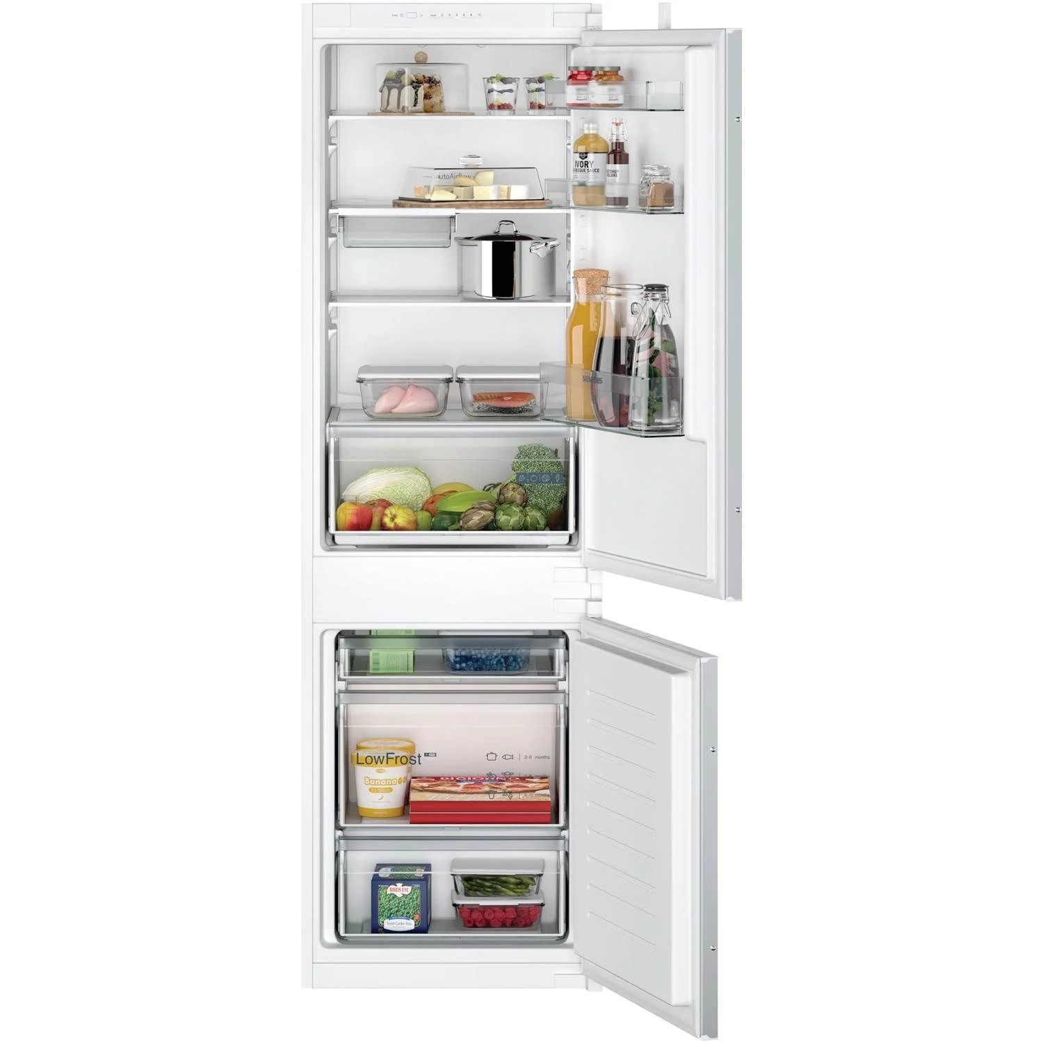 4242003945711 Siemens KI86V5SE0 - Integreret kølefryseskab Hvidevarer,Kølefryseskabe,Integrerede kølefryseskabe 2190005155 KI86V5SE0