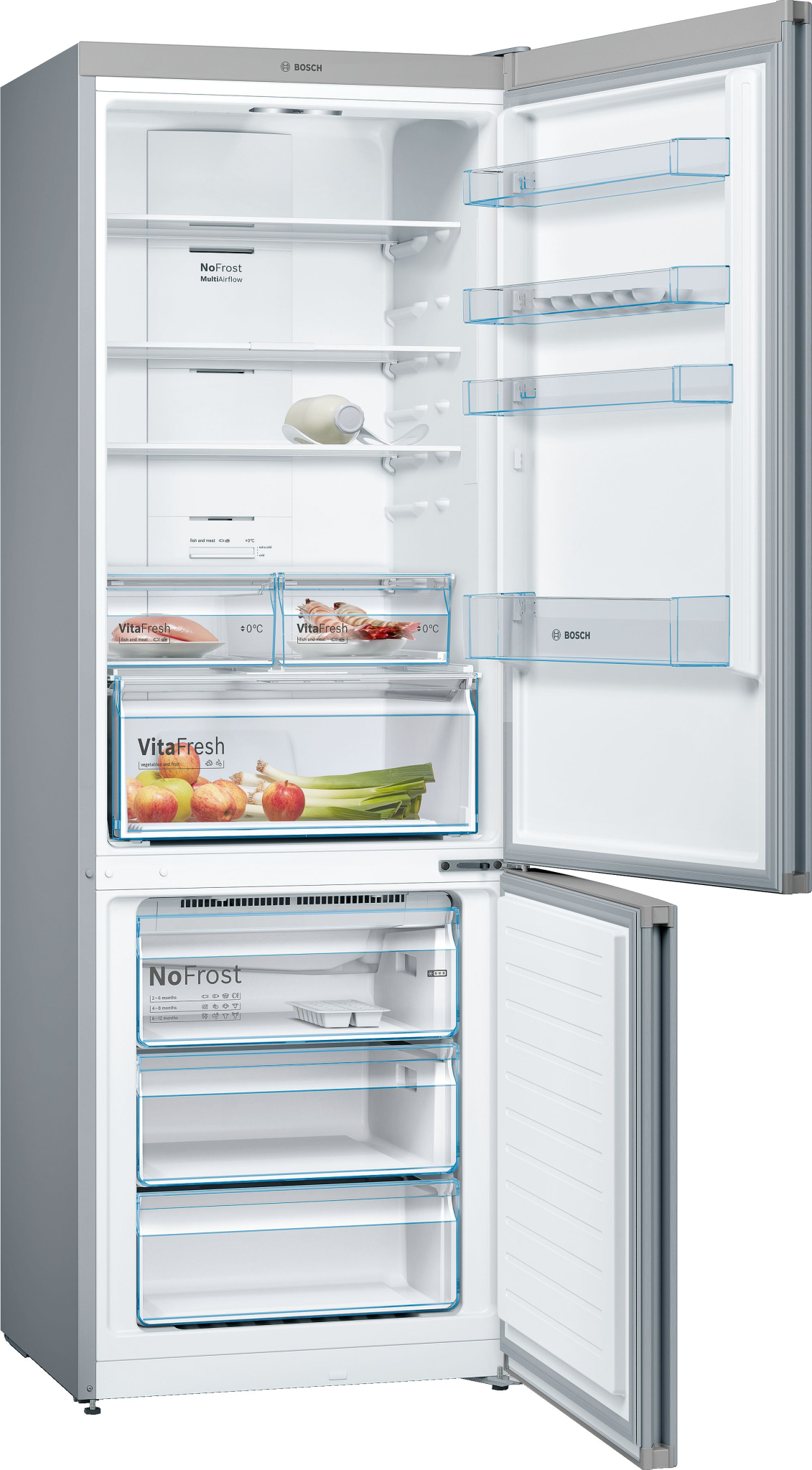 4242005162963 Bosch KGN49XLEA - Fritstående kølefryseskab Hvidevarer,Kølefryseskabe,Fritstående kølefryseskabe 1400011860 KGN49XLEA