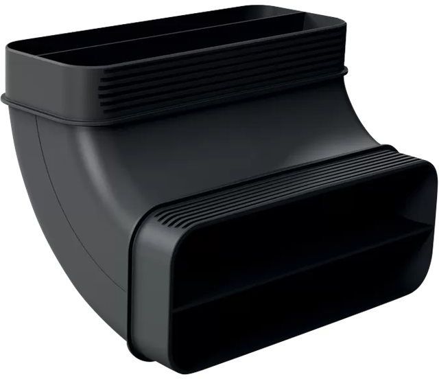 4242005253845 BOSCH HEZ9VDSB2 - 90° flad kanal lodret Hvidevarer,Tilbehør,Tilbehør emhætter 1400010080 HEZ9VDSB2