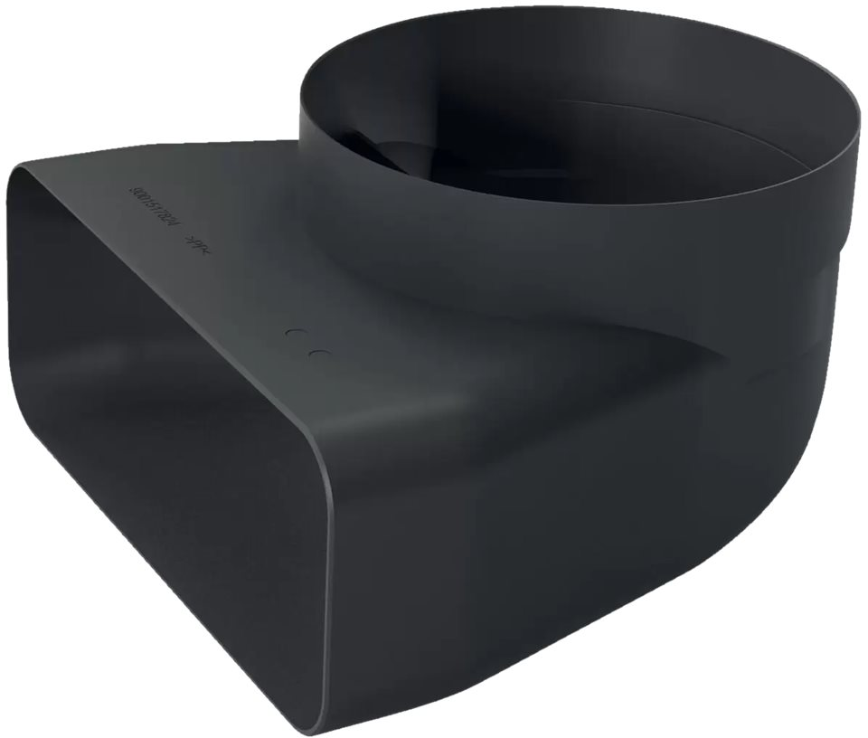 4242005254248 BOSCH HEZ9VDSI1 - 90° Adapter rund/flad Hvidevarer,Tilbehør,Tilbehør emhætter 1400010110 HEZ9VDSI1