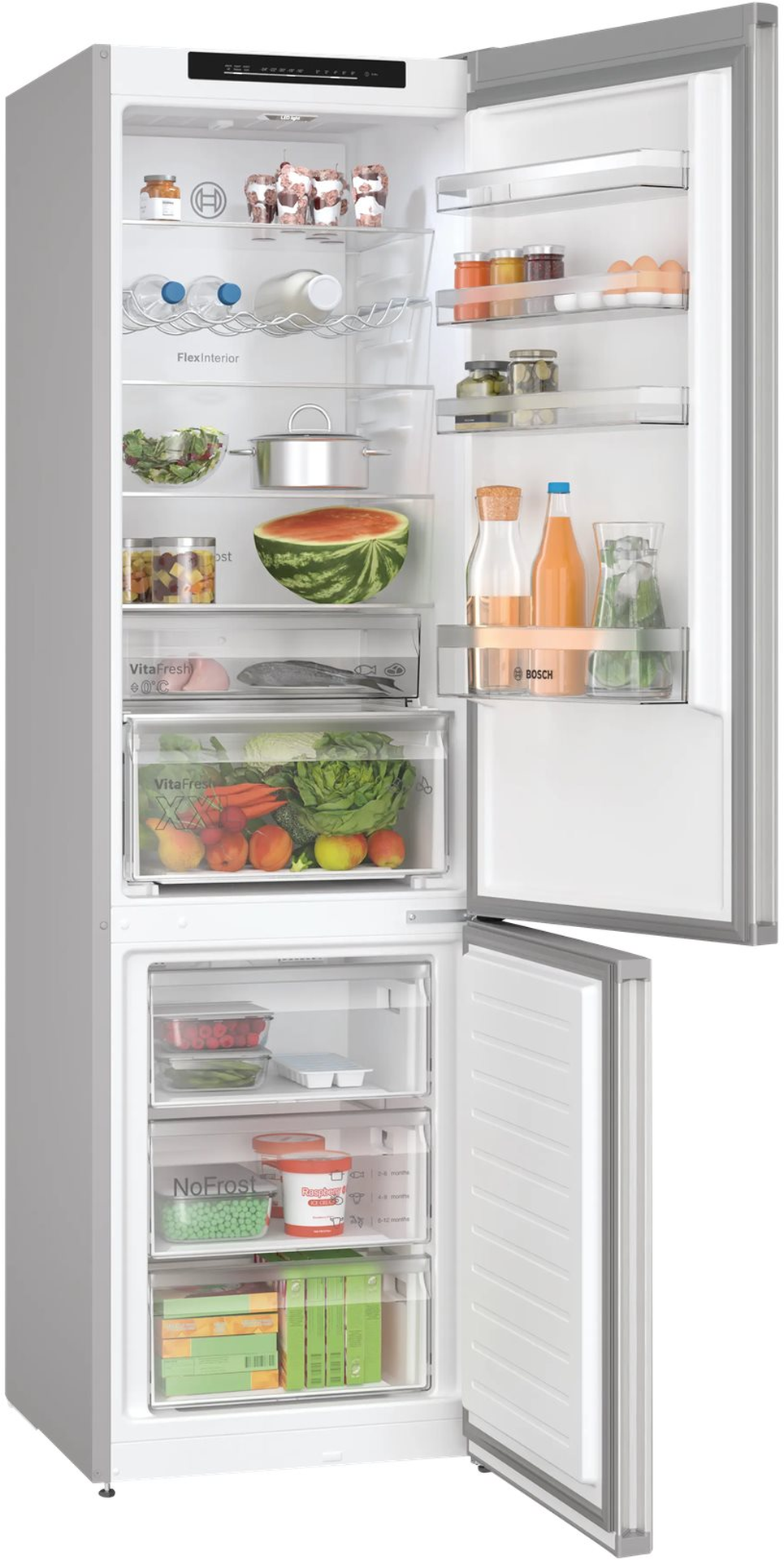 4242005274017 Bosch KGN392LDF - Fritstående kølefryseskab Hvidevarer,Kølefryseskabe,Fritstående kølefryseskabe 1400011810 KGN392LDF