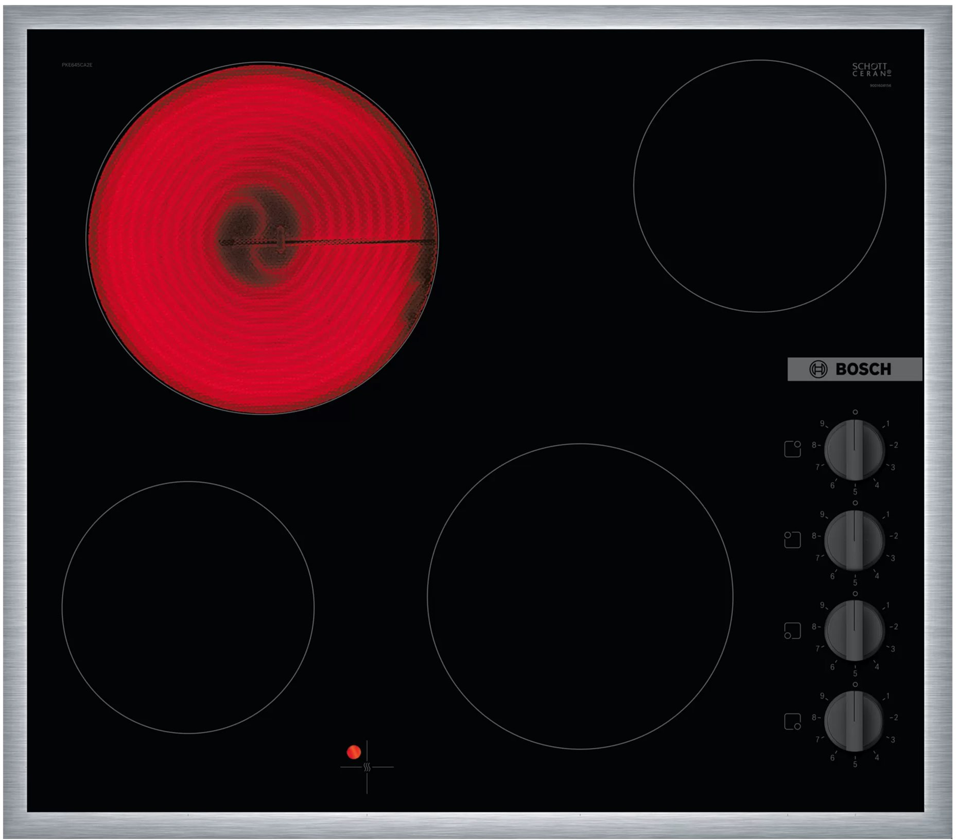 4242005283224 Bosch PKE645CA2E - Glaskeramisk kogeplade Hvidevarer,Kogeplader,Glaskeramiske kogeplader 1400011640 PKE645CA2E
