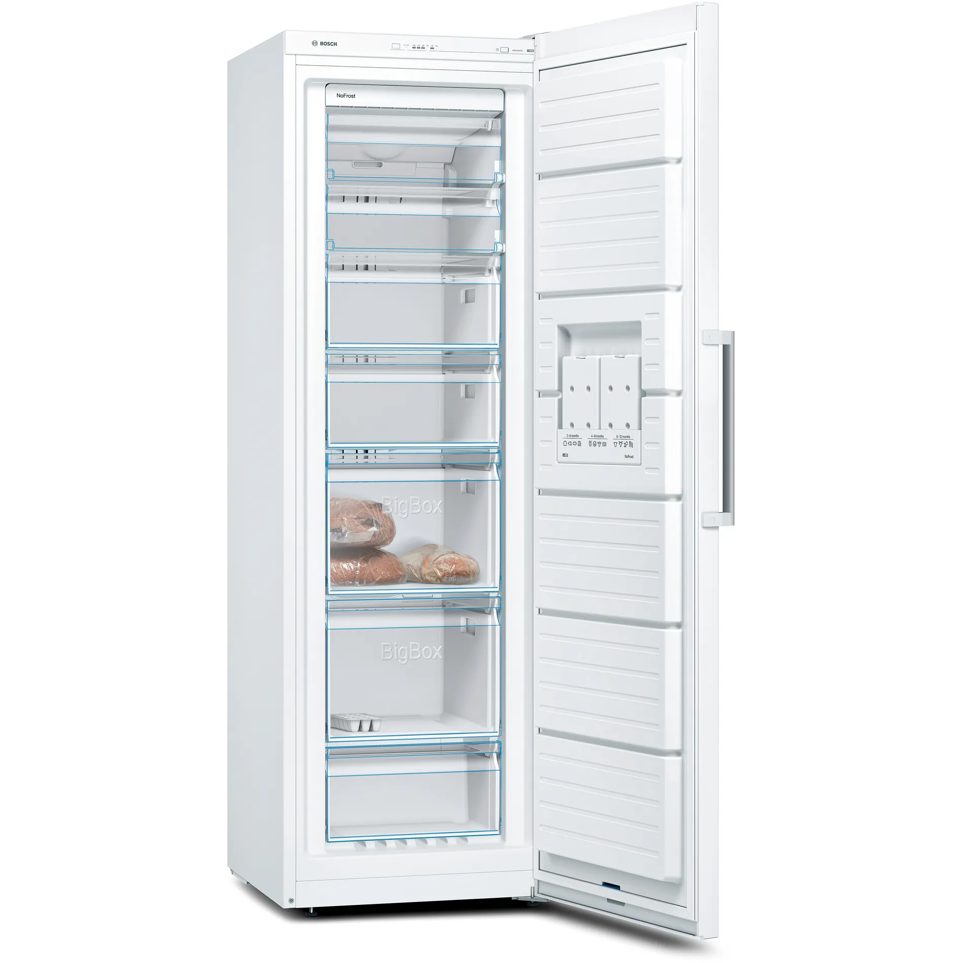 4242005388448 Bosch GSN36CWEV fritstående fryseskab Hvidevarer,Frysere,Fritstående fryseskabe 1400015850 GSN36CWEV
