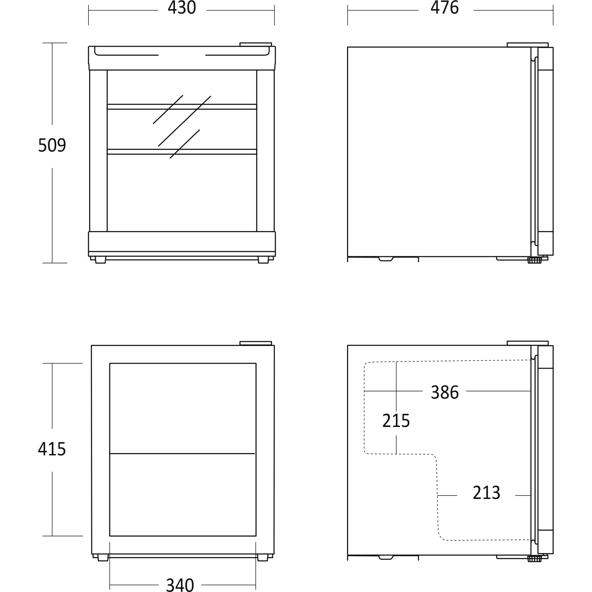 4260241952322 Scandomestic CoolCube GDE Coca Cola - Flaskekøler Hvidevarer,Industri,Flaskekølere 8300005850 CoolCube GDE