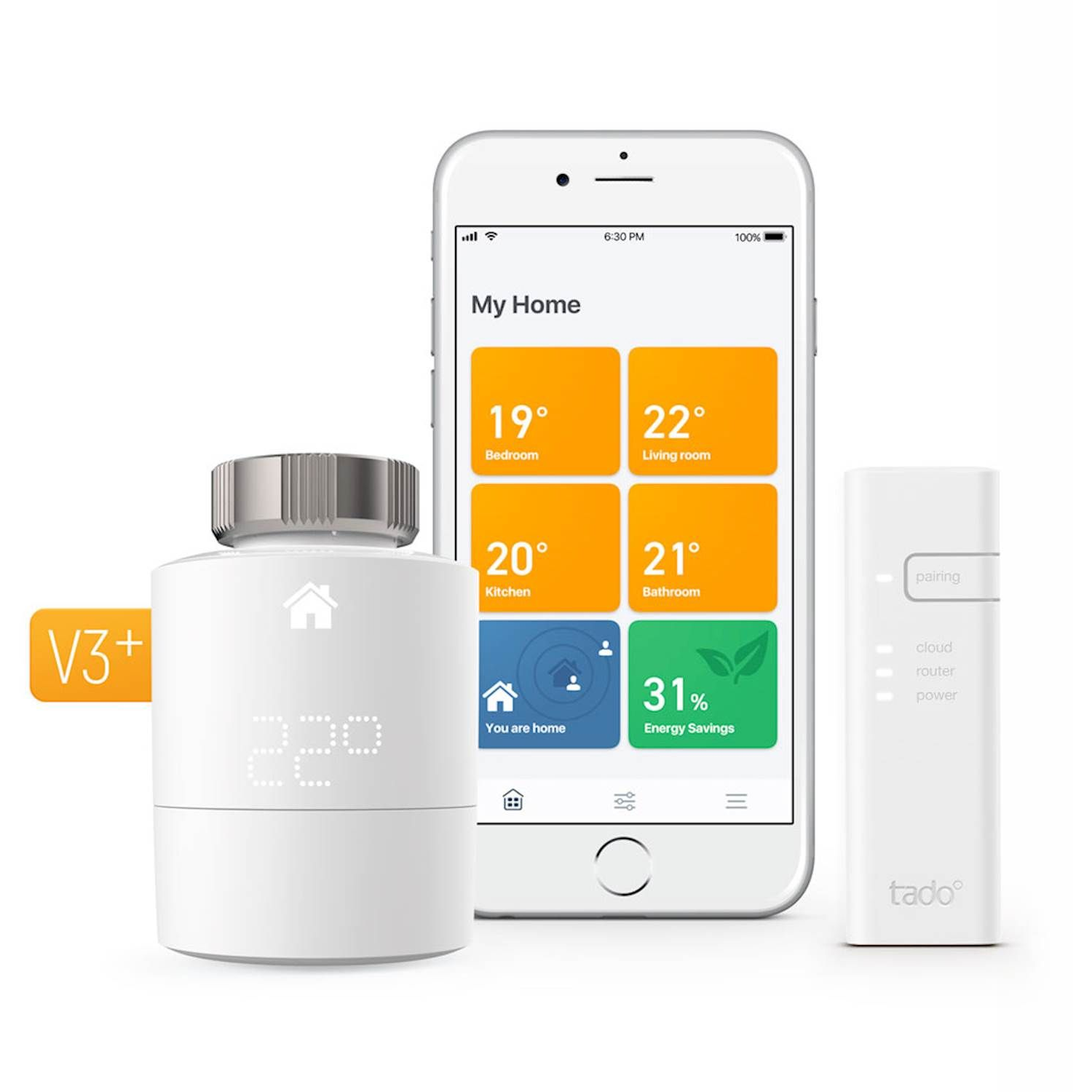 4260328611463 Tado Smart Thermostat Starter Kit V3 - Startpakke Hus & Have,Smart Home,Termostater 2190000911 TAD-103111