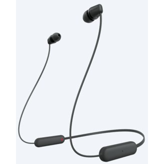 4548736133846 Sony WI-C100B.CE7, sort - Trådløse In-Ear øretelefoner TV & HIFI,Hovedtelefoner,In-ear hovedtelefoner 20900004220 WIC100B.CE7