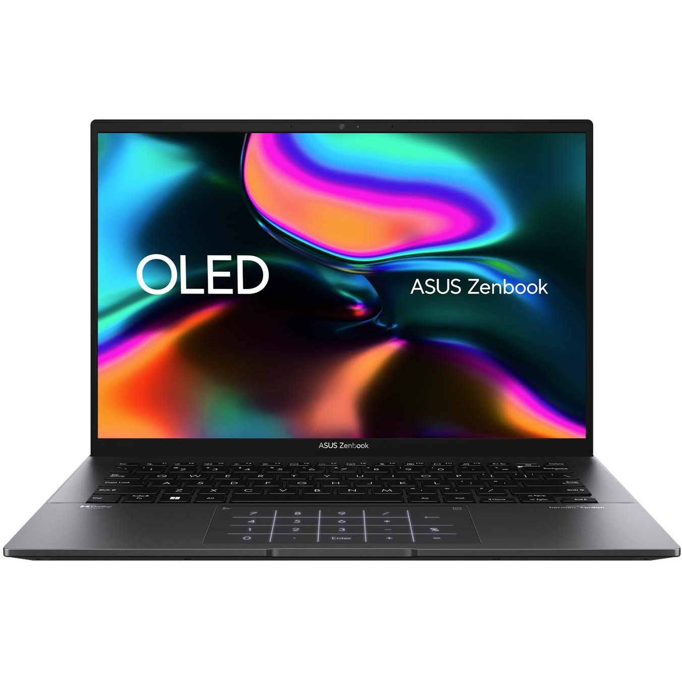 4711387607879 ASUS 14'' OLED 90Hz, R7-7730U,16GB/512GB, W11H, UM3402YAR-PU Computer & IT,Computere,Bærbare computere 2190010716 90NB0W95-M01BS0