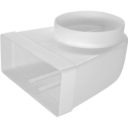 Thermex 825.50.5961.9 - Bøjn. 220 x 90 - Ø150mm - Fladkanal