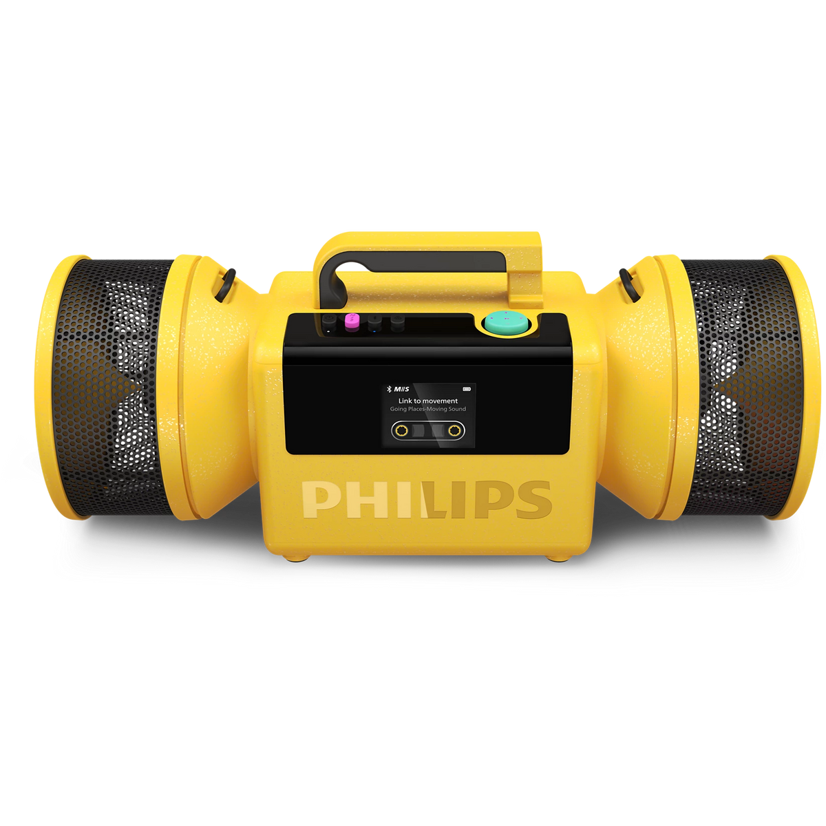 4895229179738 Philips TAMS80Y/00 The Tube Boombox, gul TV & HIFI,Trådløs lyd,Bluetooth højttalere 27100001130 TAMS80Y/00