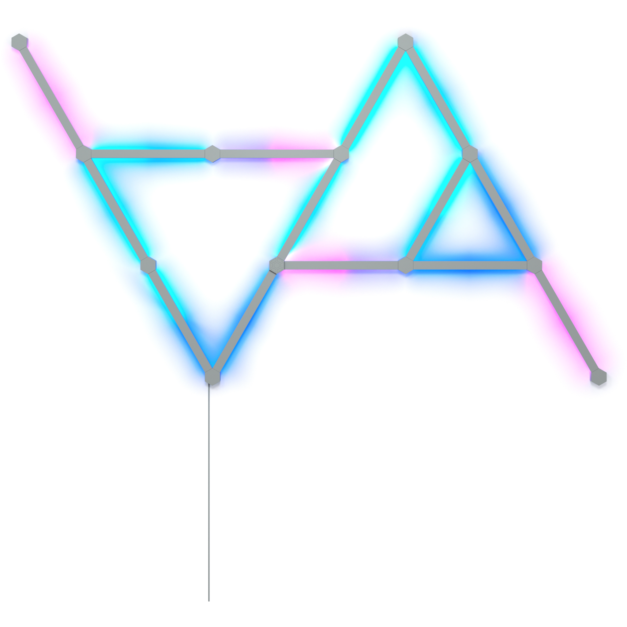 4897105330134 Nanoleaf Lines Starter Kit 15PK Hus & Have,Smart Home,Smart belysning 15600002680 NL59-K-6002LW-15PK-EU