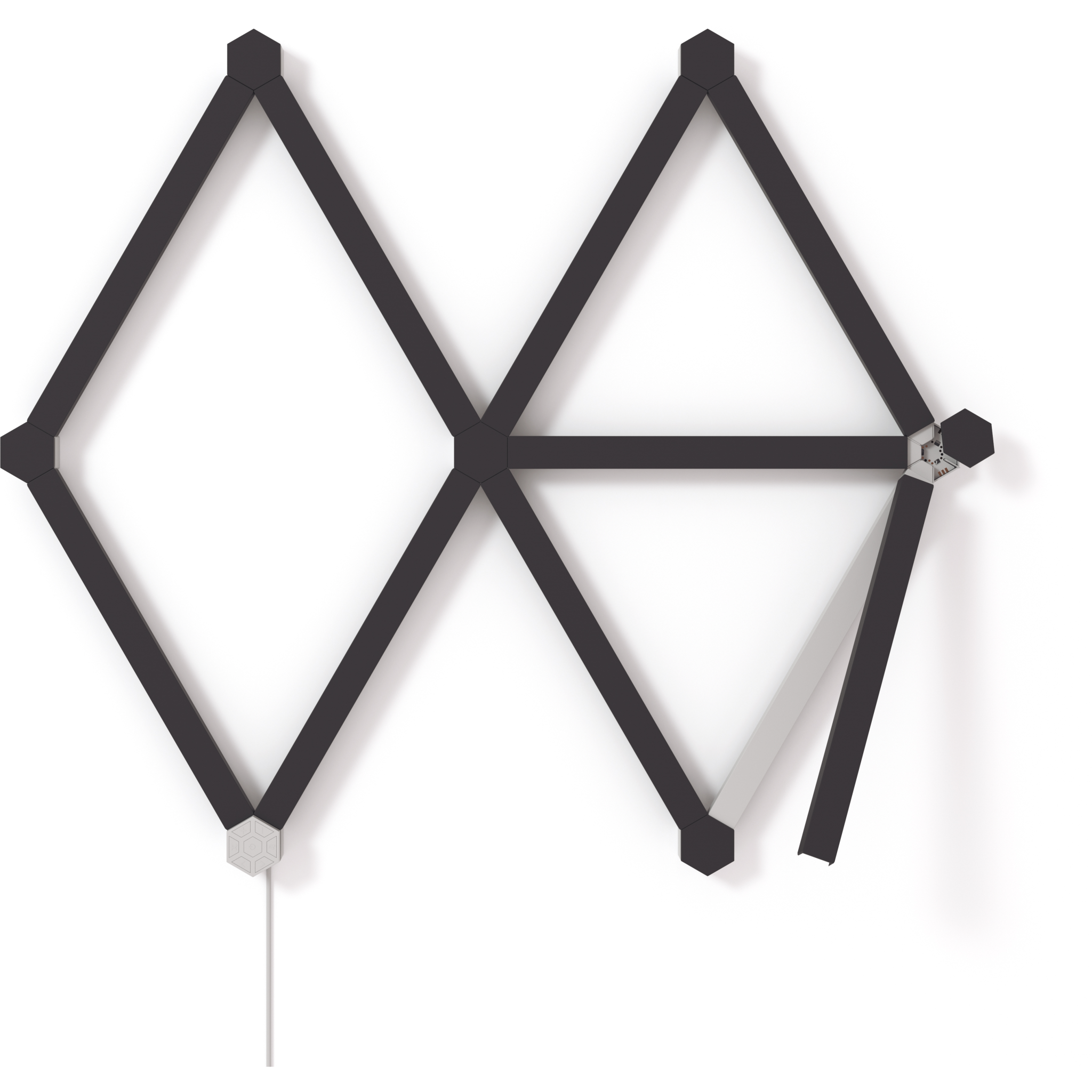 4897105330530 Nanoleaf Lines Skin Black Matte 9pcs Hus & Have,Smart Home,Smart belysning 15600003020 NL59-0001BM-9PK