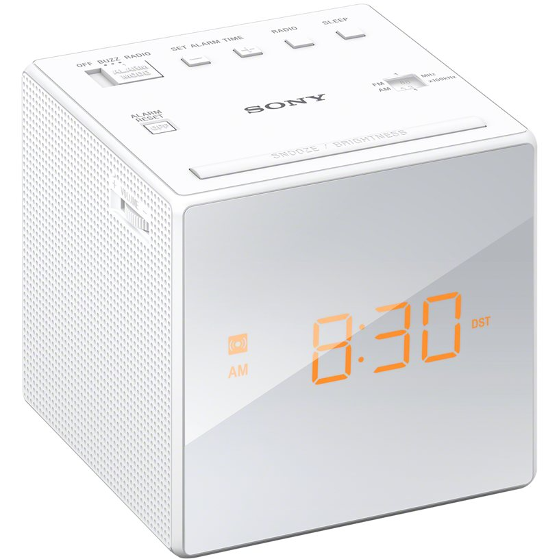 4905524962048 Sony ICF-C1, hvid - Clockradio TV & HIFI,Lyd,Vækkeure 2190010581 ICFC1W.CED