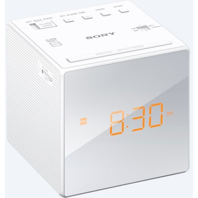 4905524962048 Sony ICF-C1W.CED Clock Radio, hvid TV & HIFI,Lyd,Vækkeure 20900004020 ICFC1W.CED