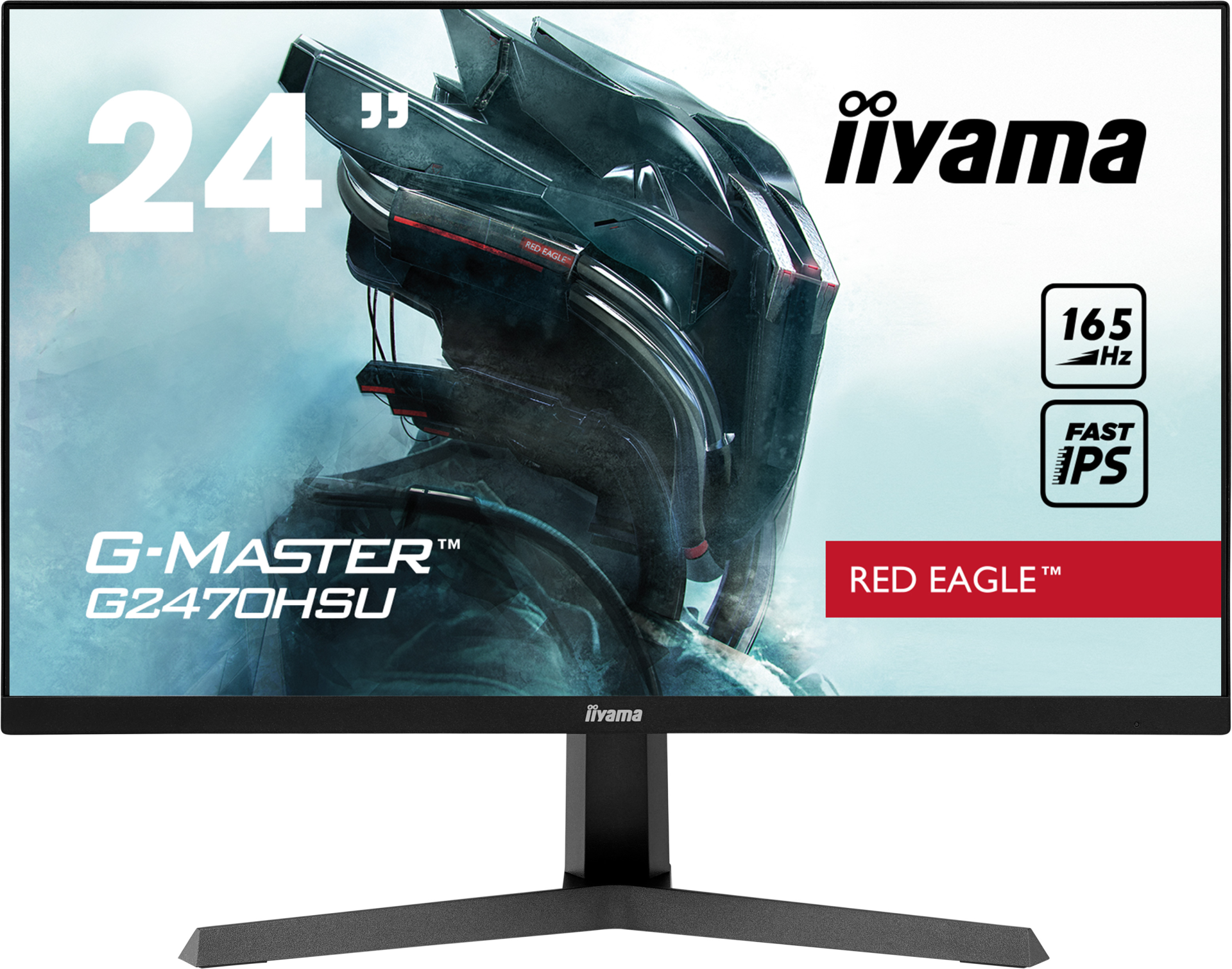 4948570117727 iiyama G-MASTER Red Eagle G2470HSU-B1 - LED-skærm - Gaming s Computer & IT,Gaming,Gaming skærme 3400004540 G2470HSU-B1