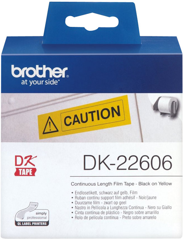4977766628228 Brother DK-22606 Film   (6,2 cm x 15,2 m) - Film Computer & IT,Printere & Scannere,Printerpapir 14600005600 DK22606