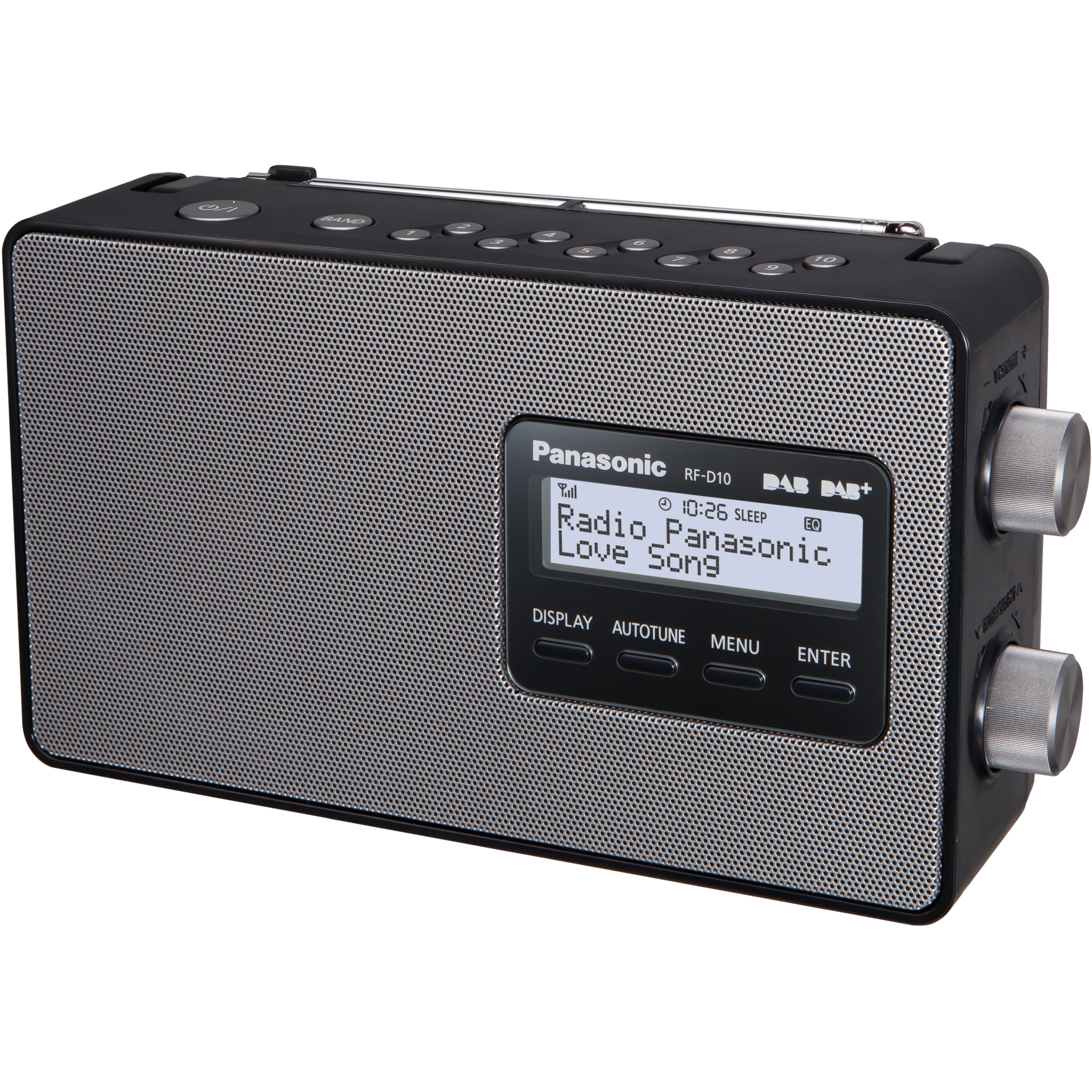 5025232760046 Panasonic RF-D10EG-K DAB radio TV & HIFI,Lyd,DAB radioer 39500000110 RF-D10EG-K