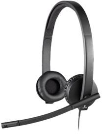 5099206053304 Logitech USB Headset H570e Kabling Sort Headset - Hovedtelef TV & HIFI,Hovedtelefoner,On-ear / over-ear hovedtelefoner 14600000180 0