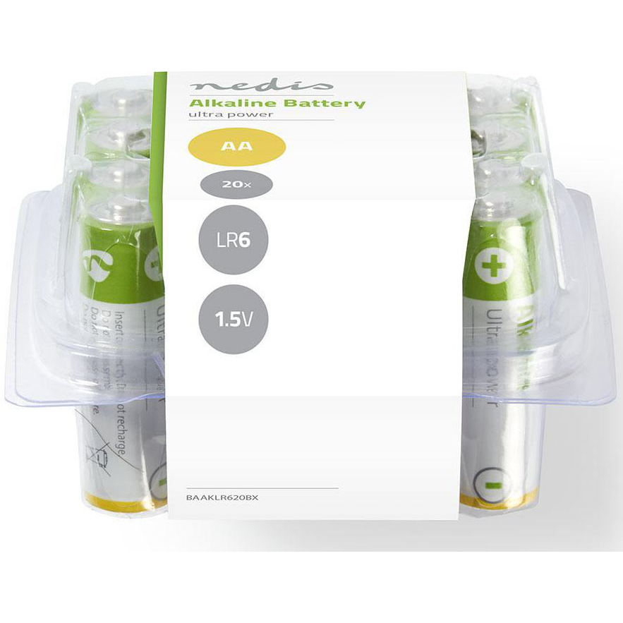 5412810266791 Nedis Batteri AA | 1.5 V | 20 stk, 113961 Hus & Have,Smart Home,Diverse 2190001016