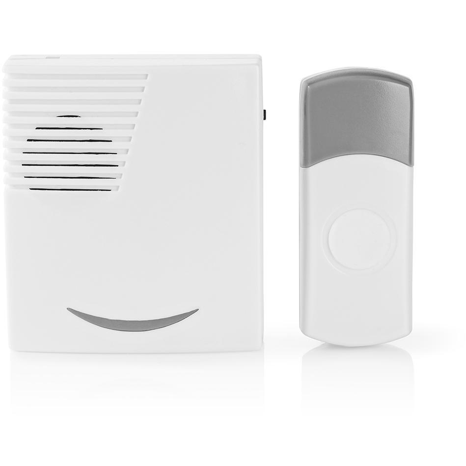 5412810328451 Nedis dørklokke sæt Hus & Have,Smart Home,Dørklokker 2190001782 DOORB211WT