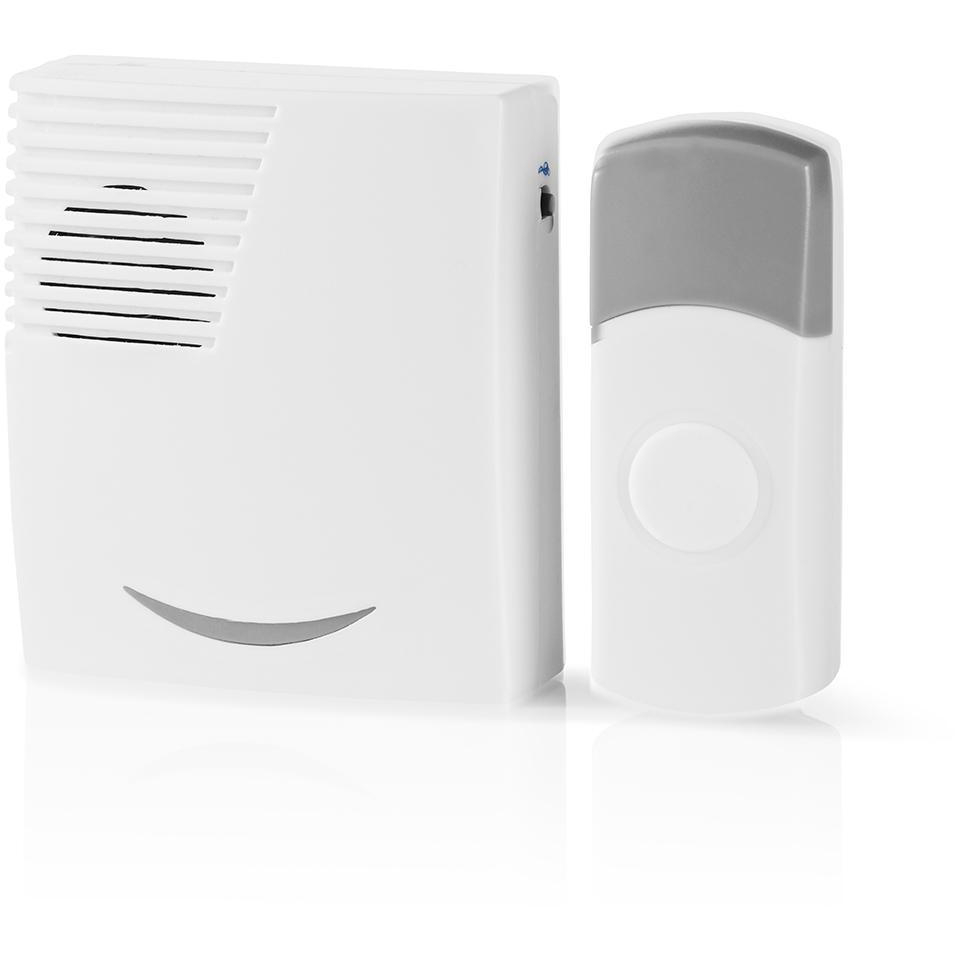 5412810328451 Nedis dørklokke sæt Hus & Have,Smart Home,Dørklokker 2190001782 DOORB211WT