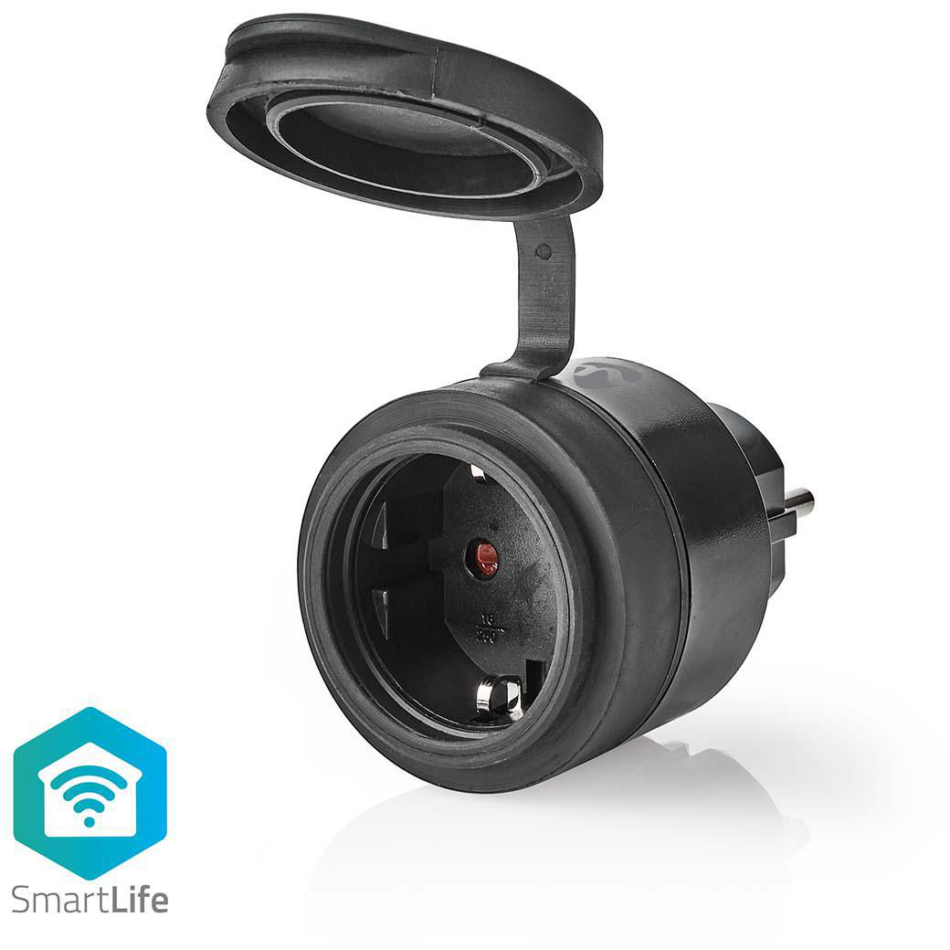 5412810334025 Nedis SmartLife Smart Stik Hus & Have,Smart Home,Strømstyring 2190001783 WIFIPO110FBK