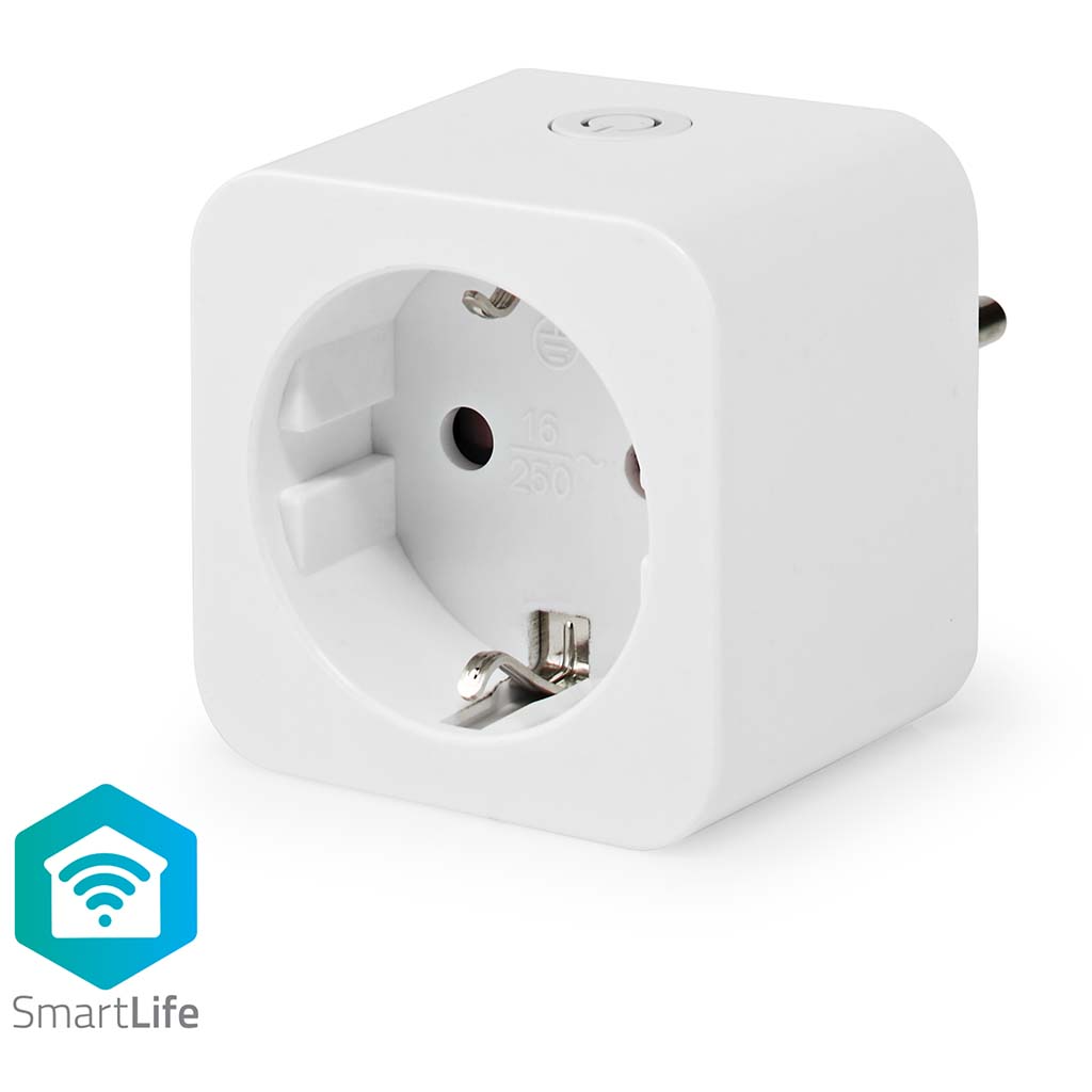 5412810335046 Nedis SmartLife Smart Plug Hus & Have,Smart Home,Strømstyring 2190006427 WIFIP121FWT