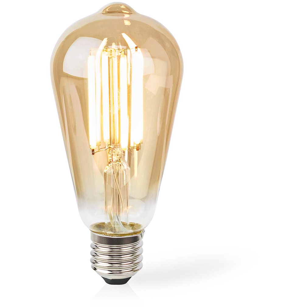 5412810335374 Nedis SmartLife LED E27 7W 1800-6500 K ST64 - Filament Lamper,Lyskilder,LED pærer 2190002098 118153