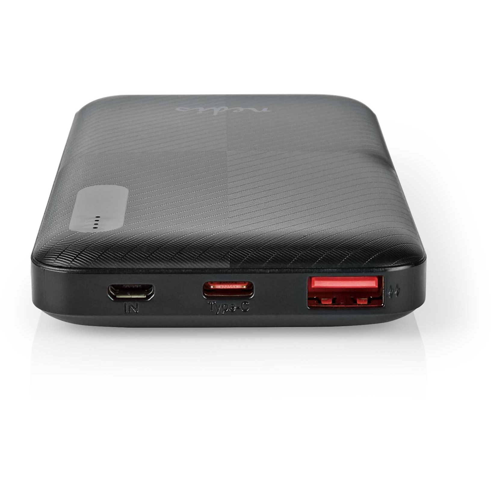 5412810401734 Nedis UPBKPD10000BK 10.000 mAh - Powerbank Telefon & GPS,Tilbehør mobiltelefoner,Oplader til mobiltelefoner 2190013199 UPBKPD10000BK