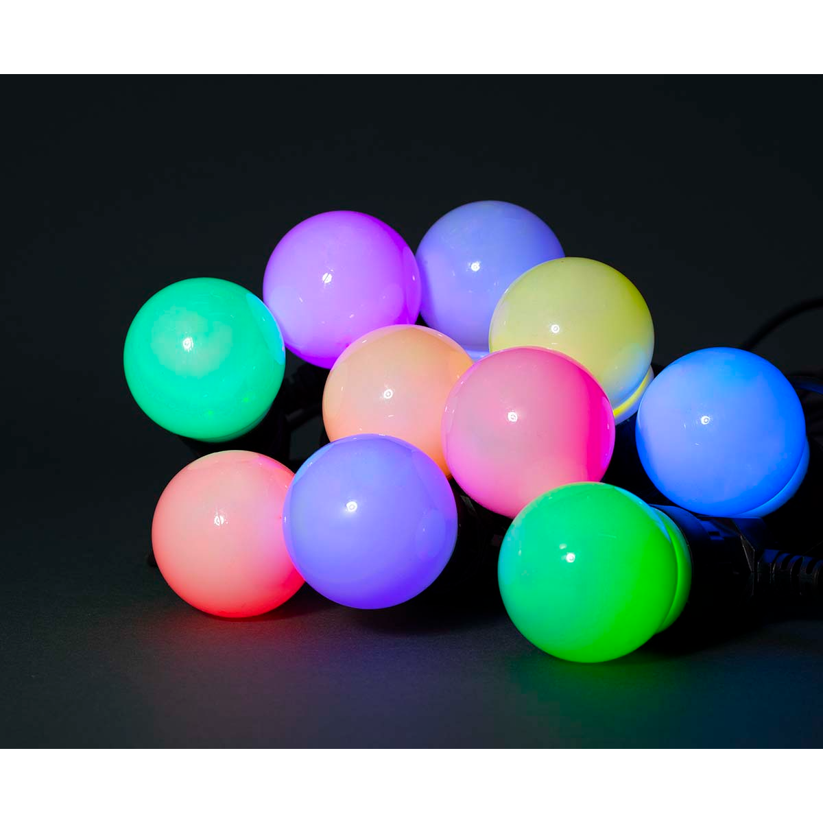 5412810404308 Nedis SmartLife 10 LED 9M farvede pærer - Partylyskæde Hus & Have,Smart Home,Smart belysning 2190002012 WIFILP03C10