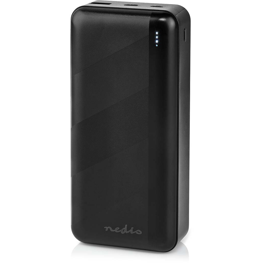 5412810443901 Nedis Powerbank 32000 mAh Telefon & GPS,Tilbehør mobiltelefoner,Oplader til mobiltelefoner 2190006438 UPBK65W30000BK