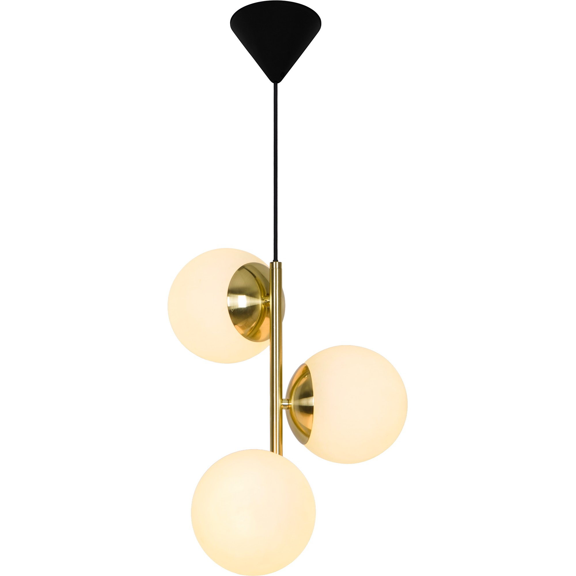 5701581459083 Nordlux Lilly messing 3-spot pendel Lamper,Pendler-/ Hængelamper,Pendler/Hængelamper 87100006660 Lilly
