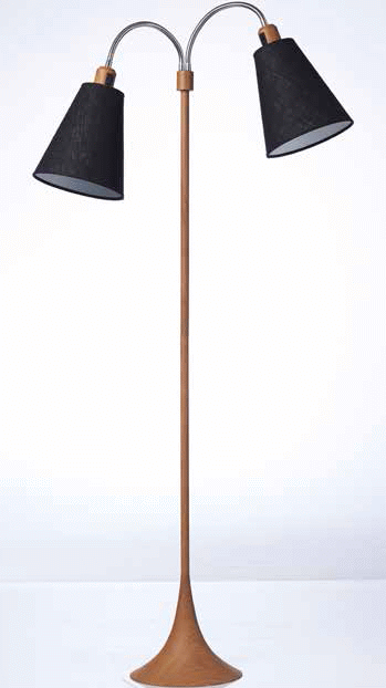 5703701300275 Nielsen Light Fodgænger trælook 300275 - Gulvlampe Lamper,Gulvlamper,Gulvlamper 80900002540 Fodgænger trælook 300275