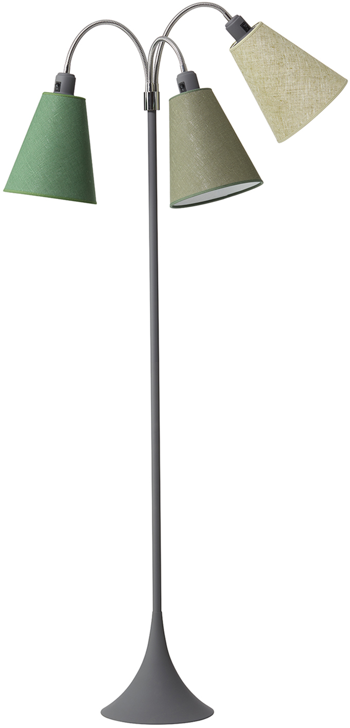 5703701300640 Nielsen Light Trafik sort grå 300640 - Gulvvlampe Lamper,Gulvlamper,Gulvlamper 80900006400 Trafik sort grå 300640