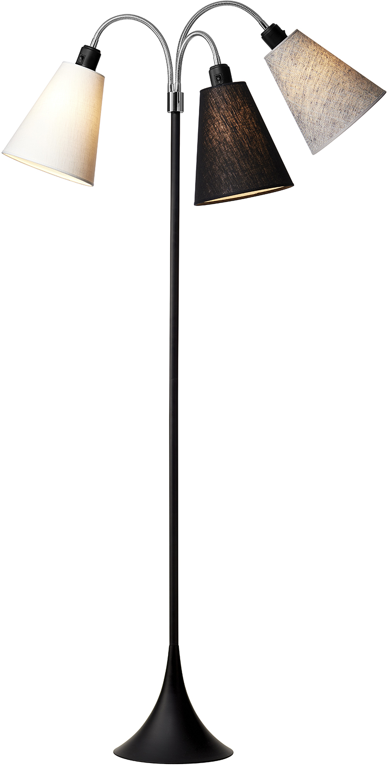 5703701340028 Nielsen Light Trafik sort 340028 - Gulvlampe Lamper,Gulvlamper,Gulvlamper 80900008220 Trafik sort 340028