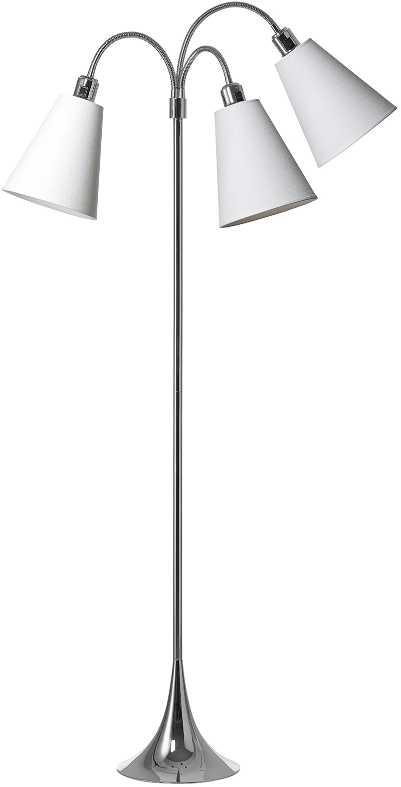 5703701341759 Nielsen Light Trafik krom 341759 - Gulvlampe Lamper,Gulvlamper,Gulvlamper 80900008310 Trafik krom 341759