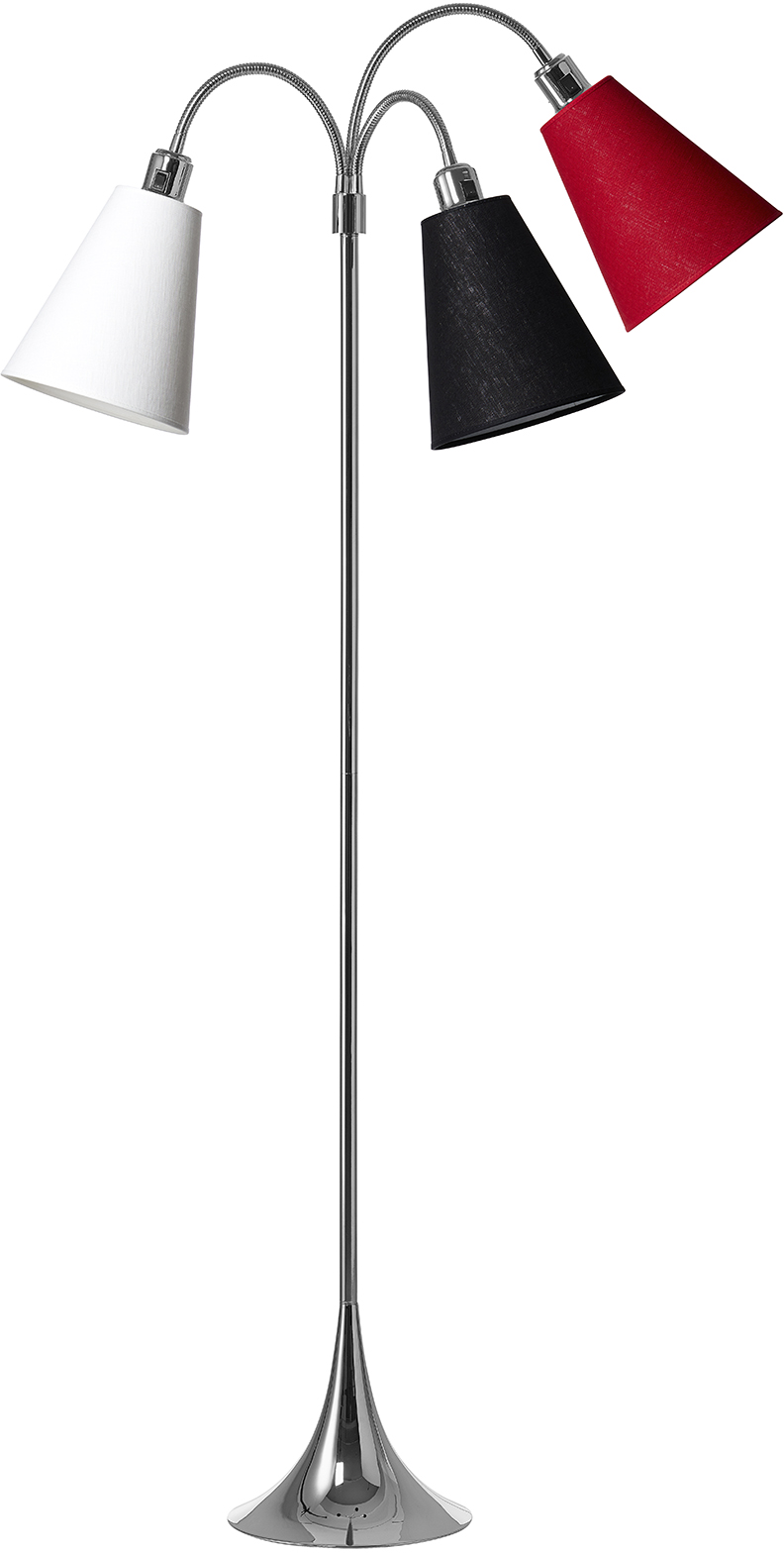 5703701341766 Nielsen Light Trafik krom 341766 - Gulvlampe Lamper,Gulvlamper,Gulvlamper 80900008320 Trafik krom 341766