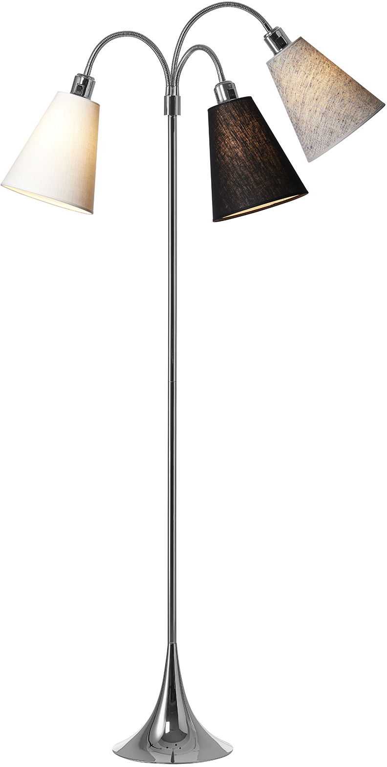 5703701341773 Nielsen Light Trafik krom 341773 - Gulvlampe Lamper,Gulvlamper,Gulvlamper 80900008330 Trafik krom 341773